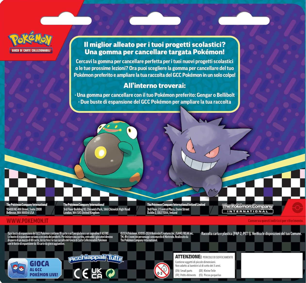 Blister Gengar o Bellibot - ITA