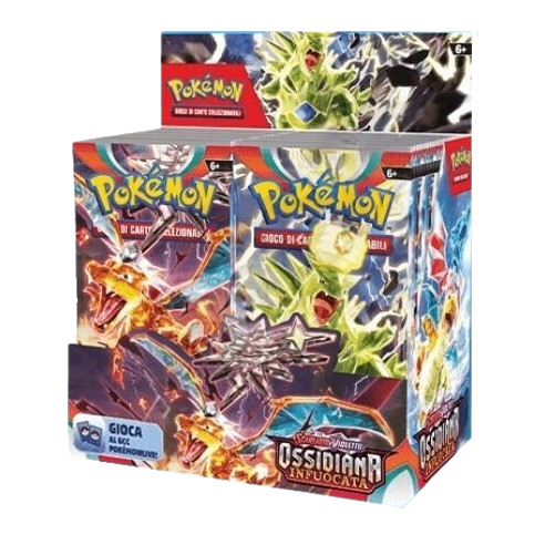 Pokémon Scarlatto e Violetto: Ossidiana Infuocata - Display da 36 Buste (ITA)